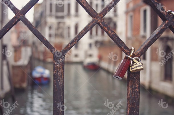 Padlocks in venice mostra